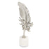 Feather With White Marble